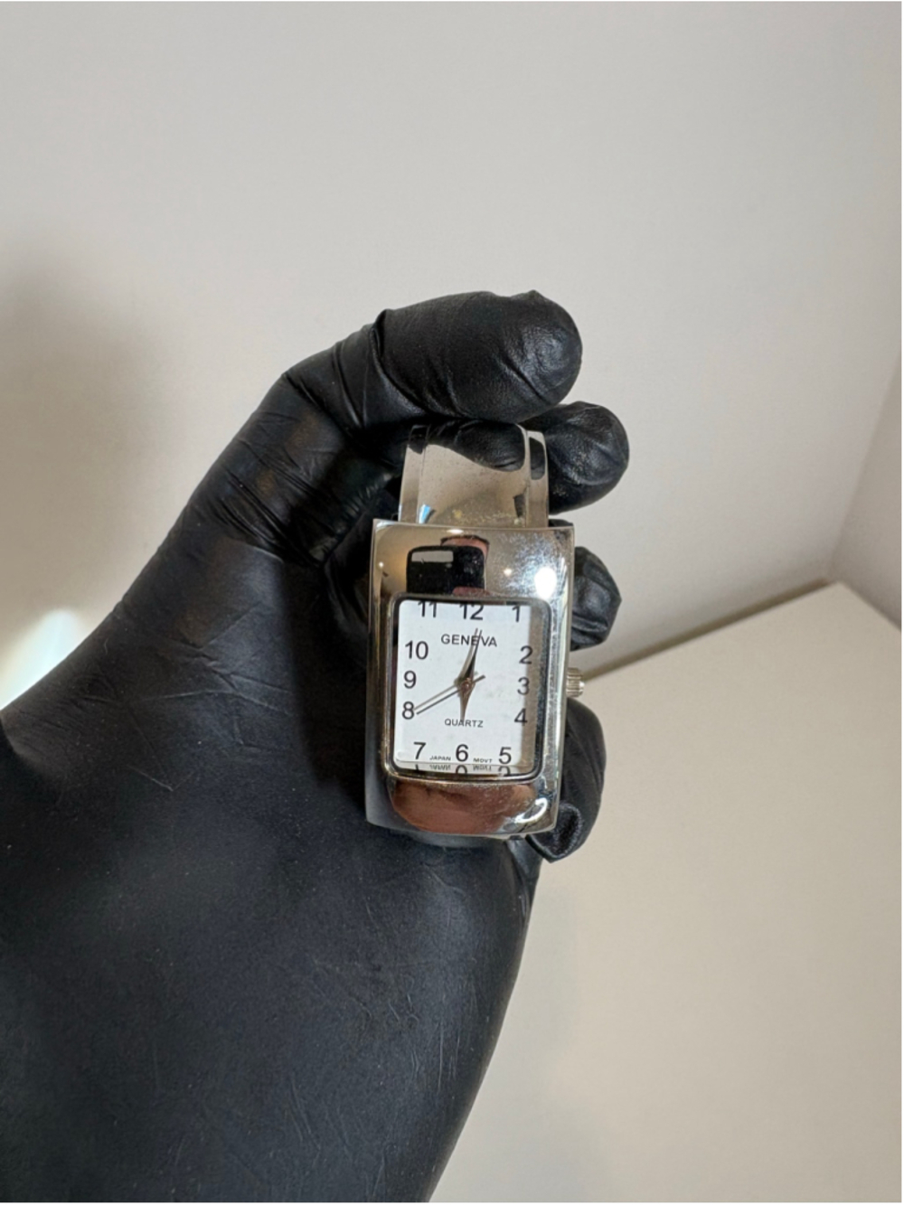Women's Geneva Silver Cuff Watch One Size